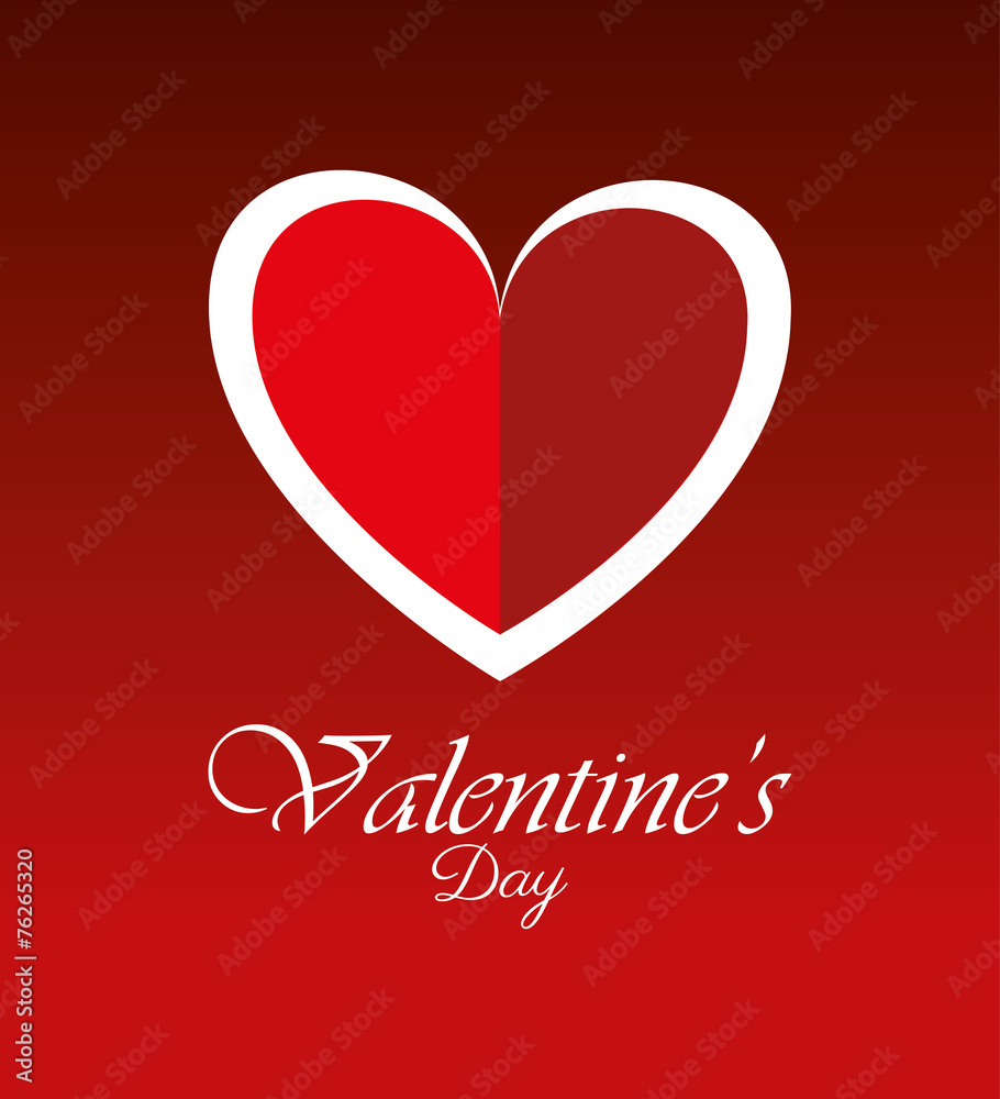 Valentines day design, vector illustration.