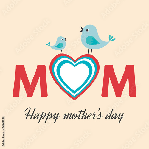 Mom design, vector illustration.