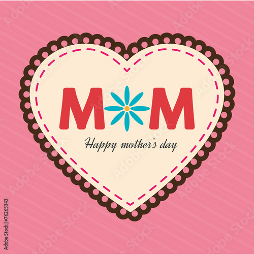 Mom design, vector illustration.