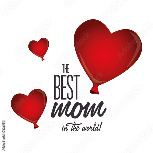 Mom design, vector illustration.