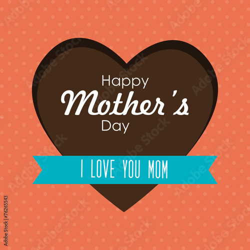Mom design, vector illustration.