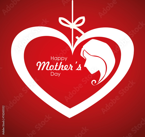 Mom design, vector illustration.