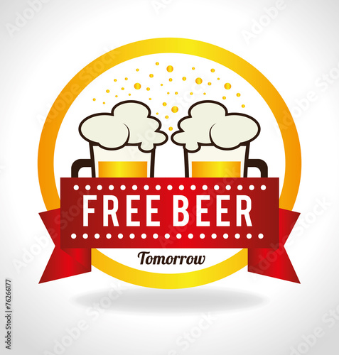 Beer design, vector illustration.