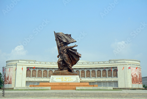 Obraz na płótnie Liberation War Museum, Pyongyang, North-Korea w salonie