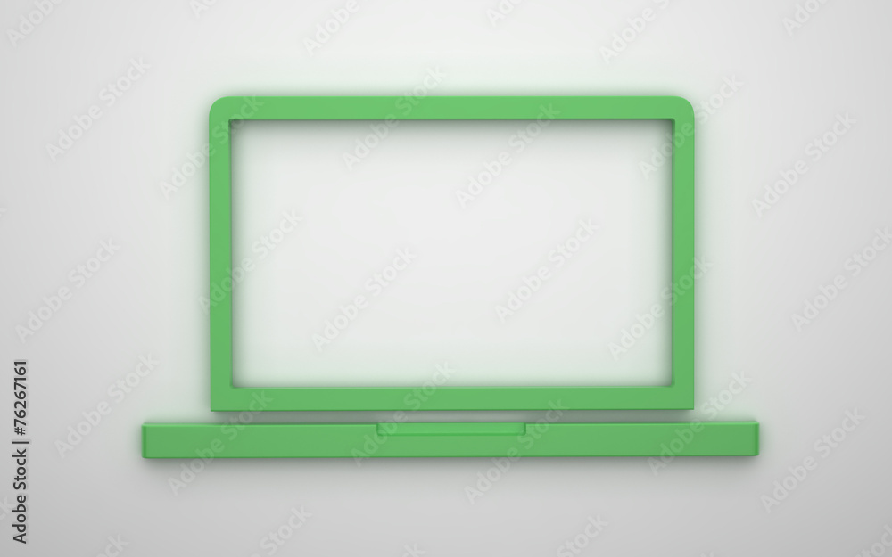 Laptop icon 3d Laptop icon 3d