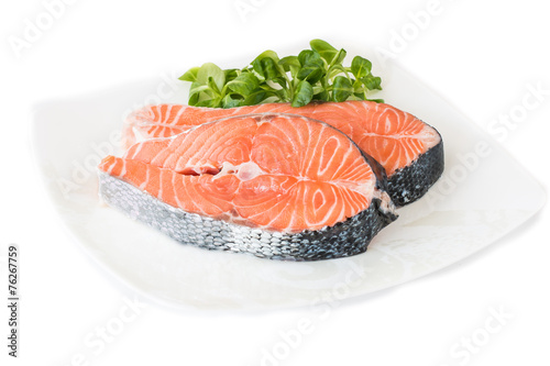 salmone in tranci