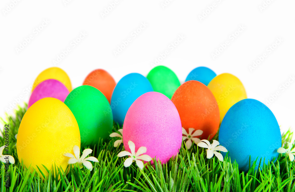 Easter Eggs in Rows