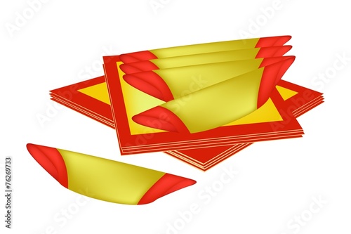 Stack of Joss Paper for Chinese New Year