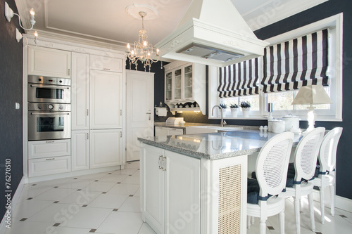 Beauty kitchen with white furniture