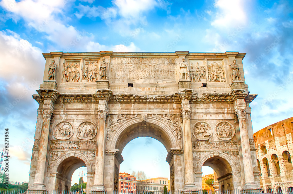 Naklejka premium Arch of Constantine, Rome
