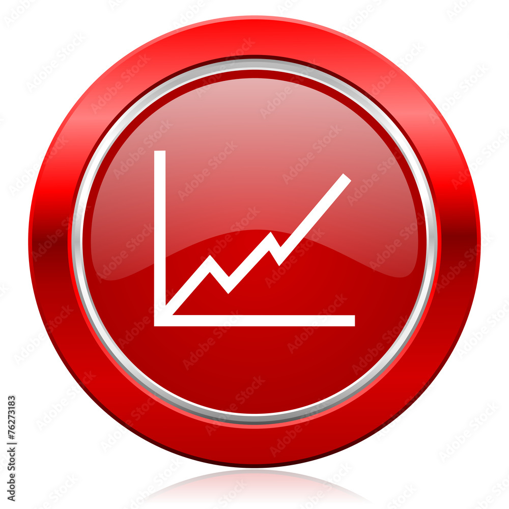chart icon stock sign chart icon stock sign