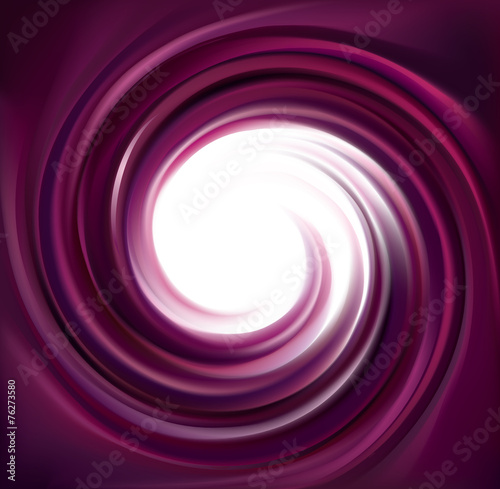 Vector swirling backdrop. Spiral liquid lilac surface