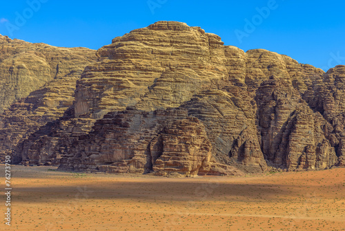 Mountains of Wadi Rum desert