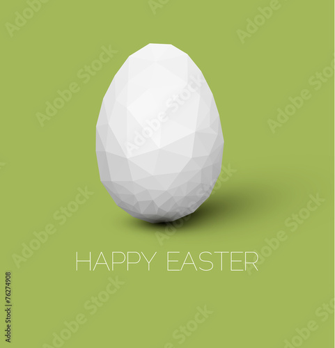 Simple vector Happy Easter card