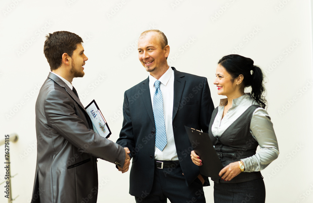 image of a business team discussing image of a business team discussing