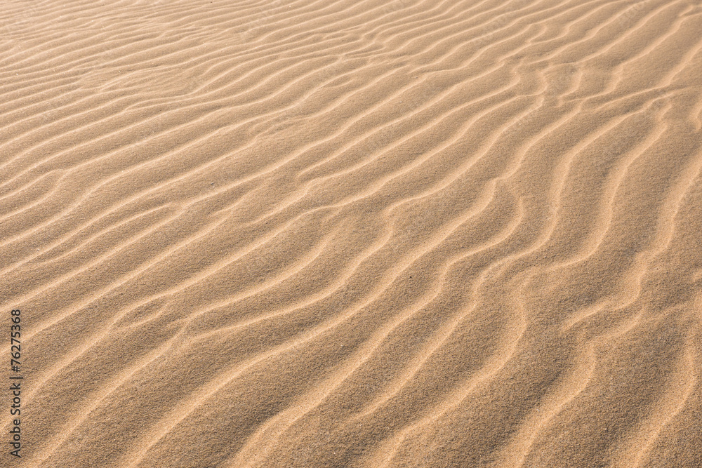 Waves on sand dunes in Chaves beach Praia de Chaves in Boavist Waves on sand dunes in Chaves beach Praia de Chaves in Boavist