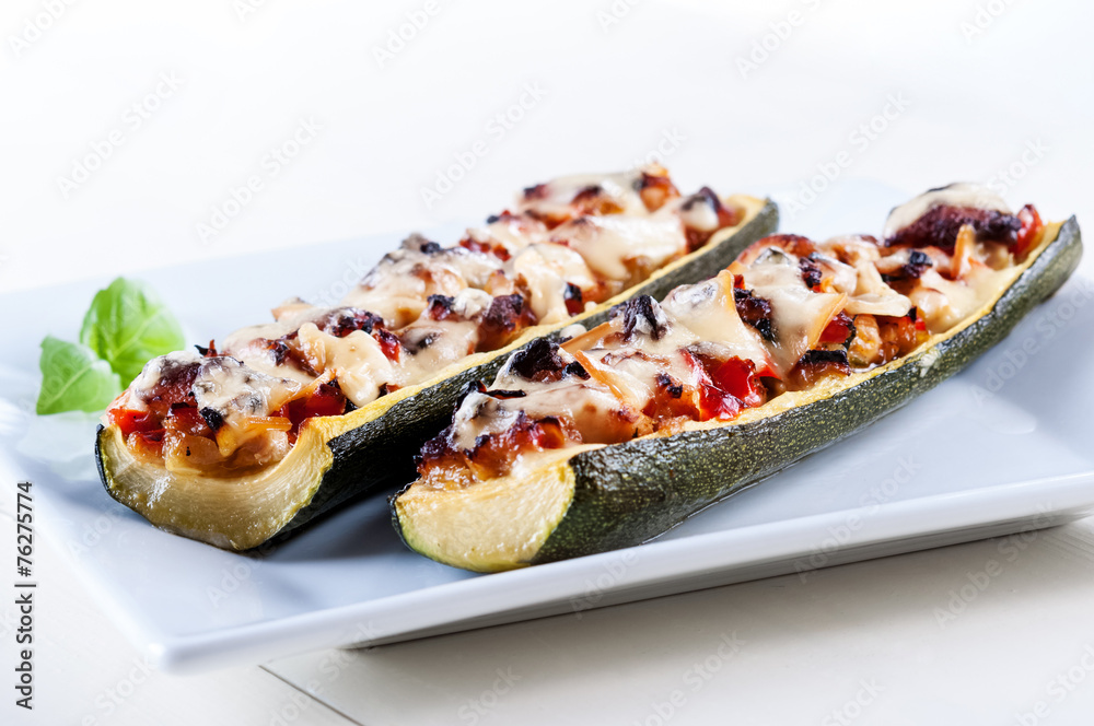 stuffed zucchini stuffed zucchini