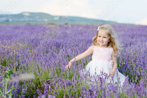 girl in lavender field