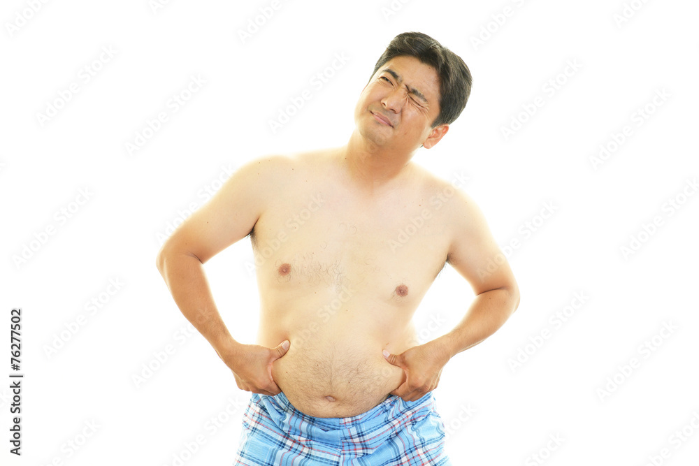 太る男性