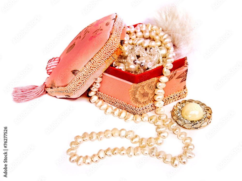 Traditional Pearls Bugadi Gift Box - Swaabhi