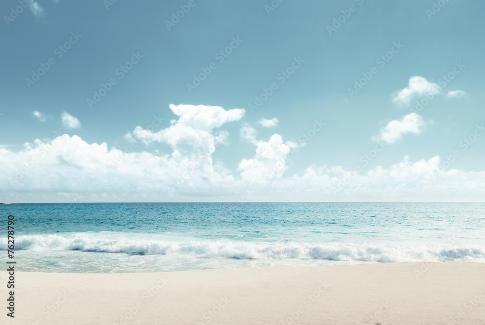 Naklejka premium tropikalna plaża