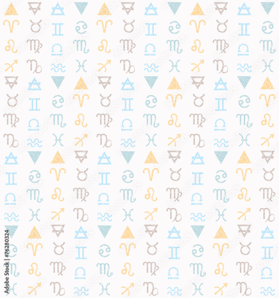Seamless pattern with Astrological Signs of Zodiac. Seamless pattern with Astrological Signs of Zodiac.