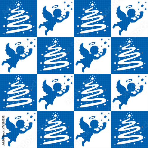 Christmas Angel Seamless