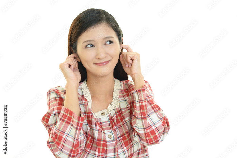微笑む女性 微笑む女性