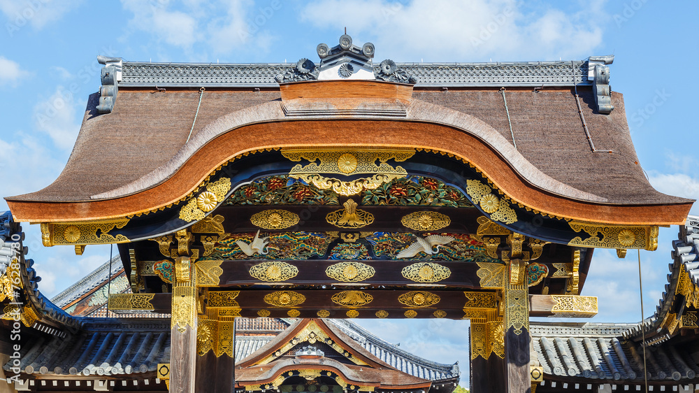 Main Entrance to Ninomaru Palace in Nijo Castle, Kyoto Main Entrance to Ninomaru Palace in Nijo Castle, Kyoto