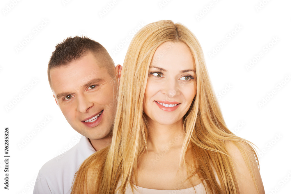 Young smiling couple