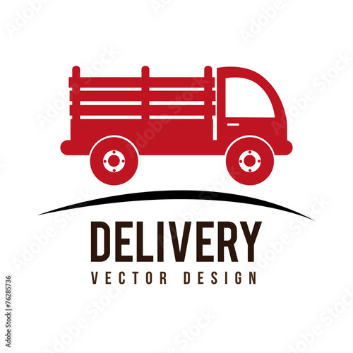 Delivery design, vector illustration.