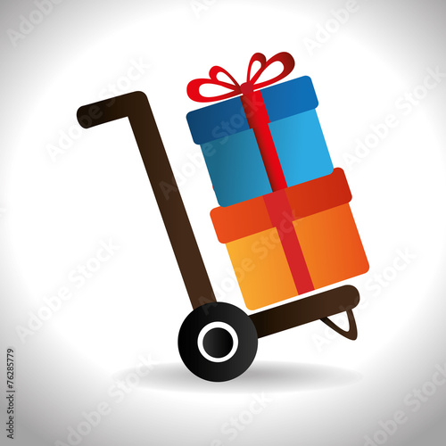 Delivery design, vector illustration.