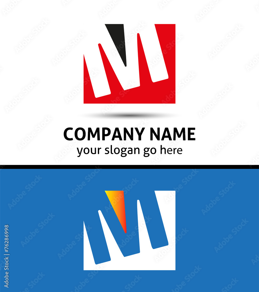 Obraz premium Letter M