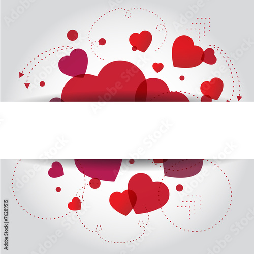 heart for Valentines Day Background