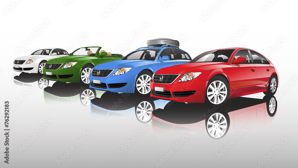 New Car Design Collection Automobile Vector Concept New Car Design Collection Automobile Vector Concept