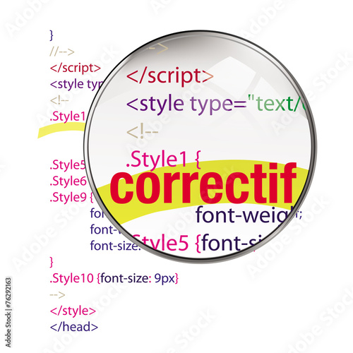 correctif web / programmeur