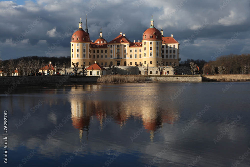 Moritzburg Castle near Dresden, Saxony, Germany.