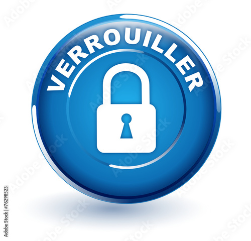 verrouiller sur bouton bleu