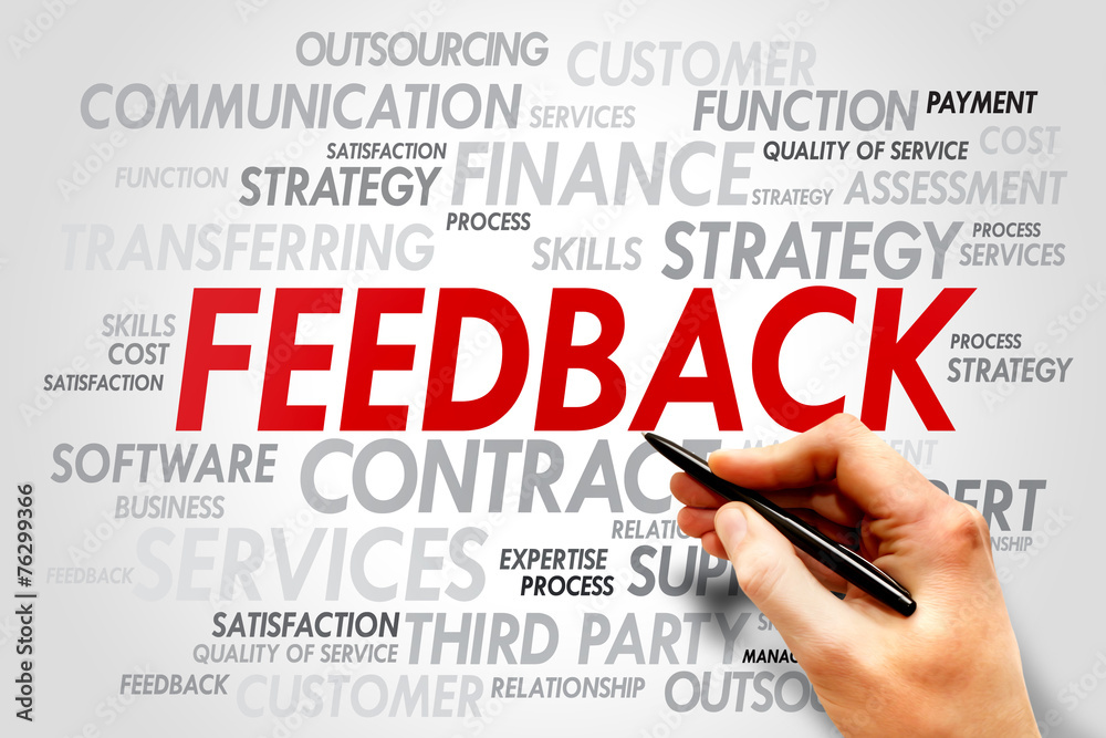 Feedback Words Cloud, business concept Feedback Words Cloud, business concept