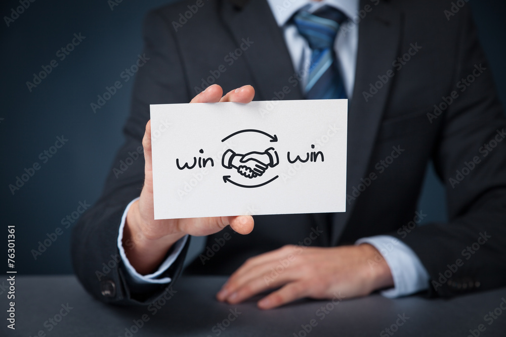 Win win strategy - obrazy, fototapety, plakaty 