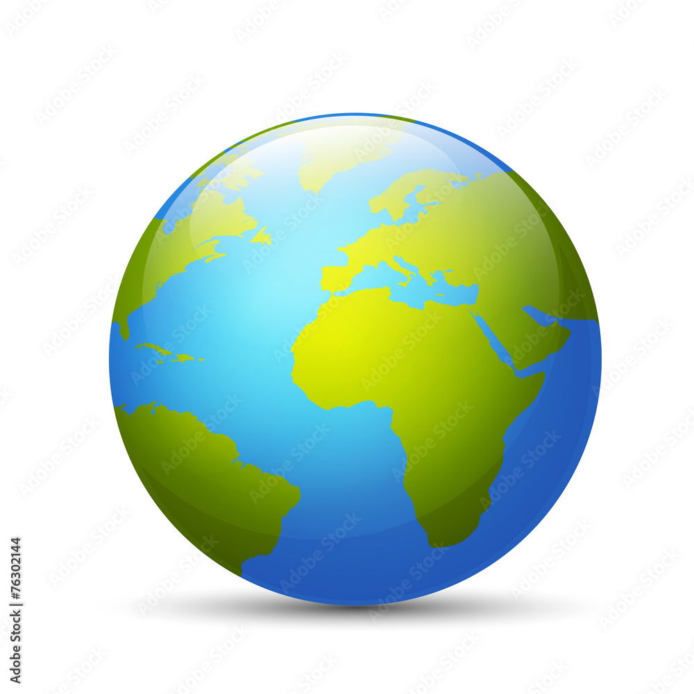 Earth globe