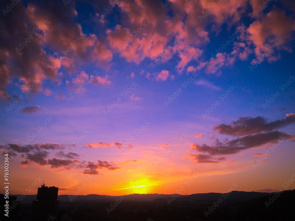 sunset twilight, textured background sunset twilight, textured background