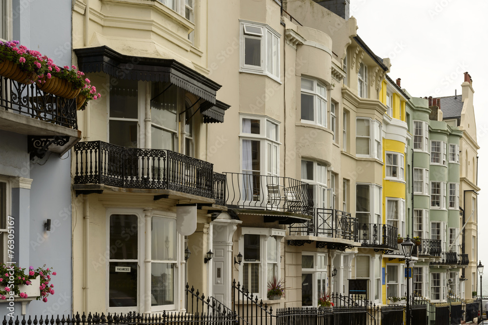 Obraz premium old bow windows at Brighton, East Sussex