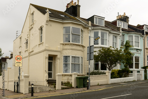 Fototapeta Naklejka Na Ścianę i Meble -  old terrace at Brighton, East Sussex