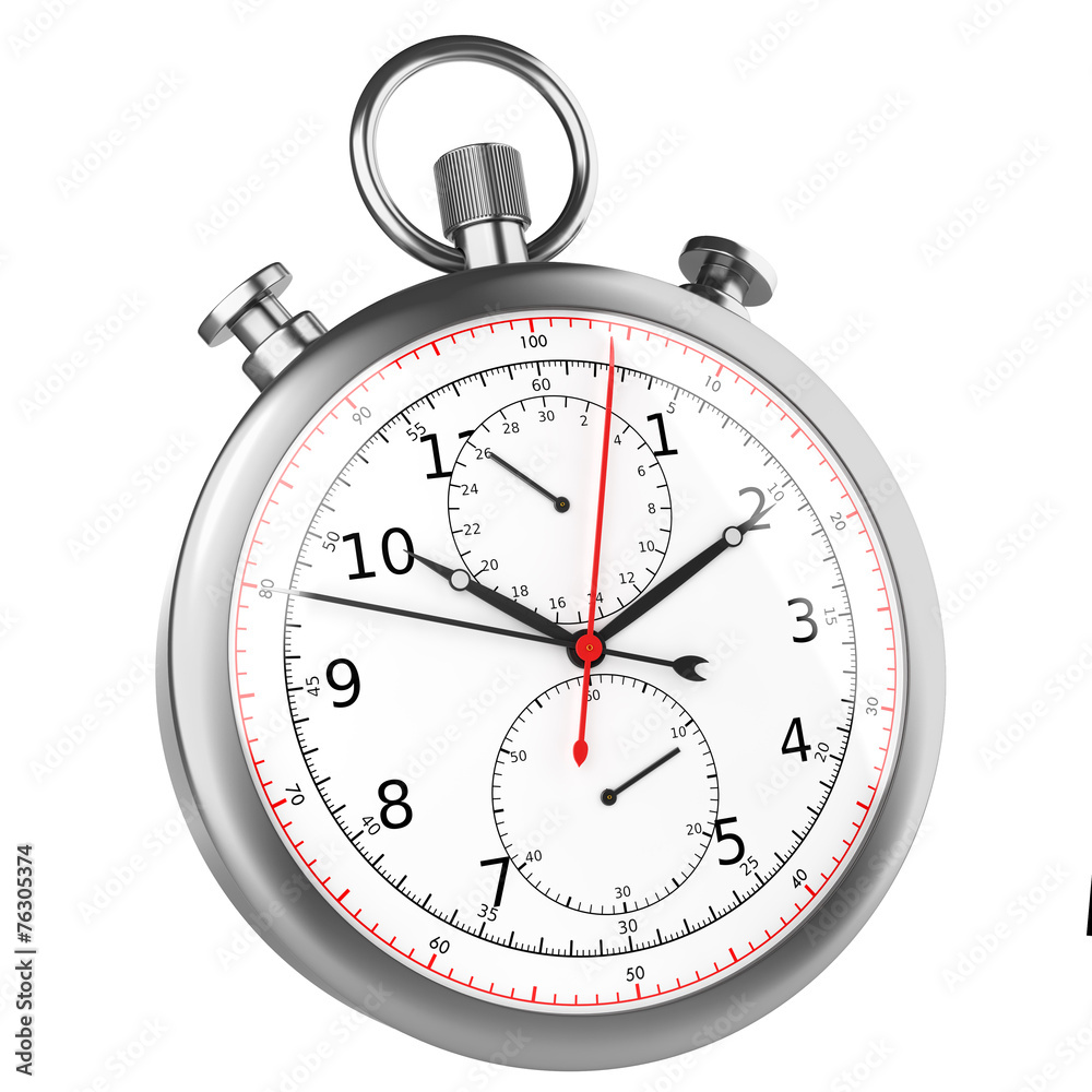 Stop watch isolated Stop watch isolated