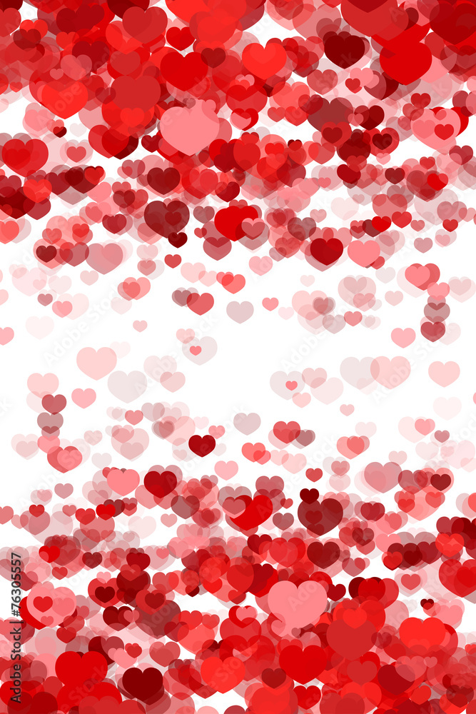 Valentine's Day Background with Hearts Scattered 5 Valentine's Day Background with Hearts Scattered 5