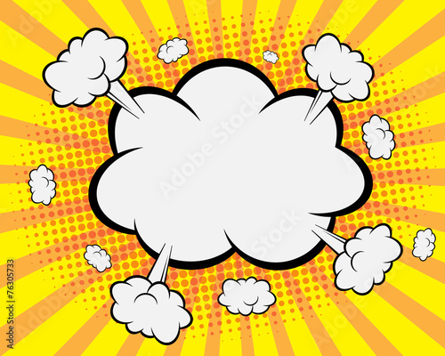 Comic Book Speech Bubble ,Pop art Background