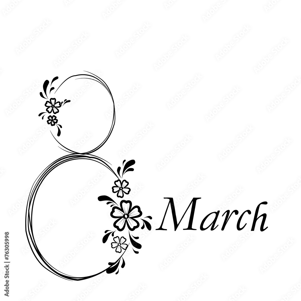 Obraz premium March 8,