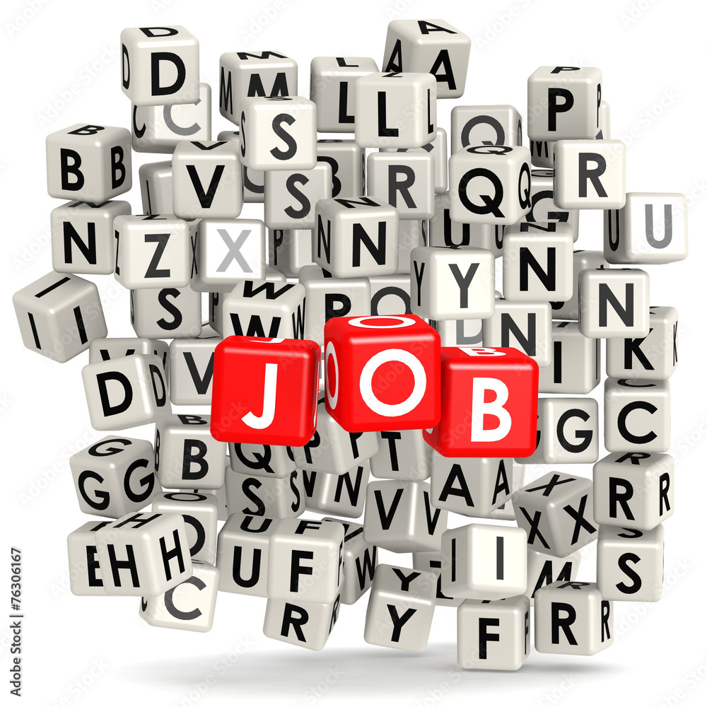 Job with puzzle background Job with puzzle background