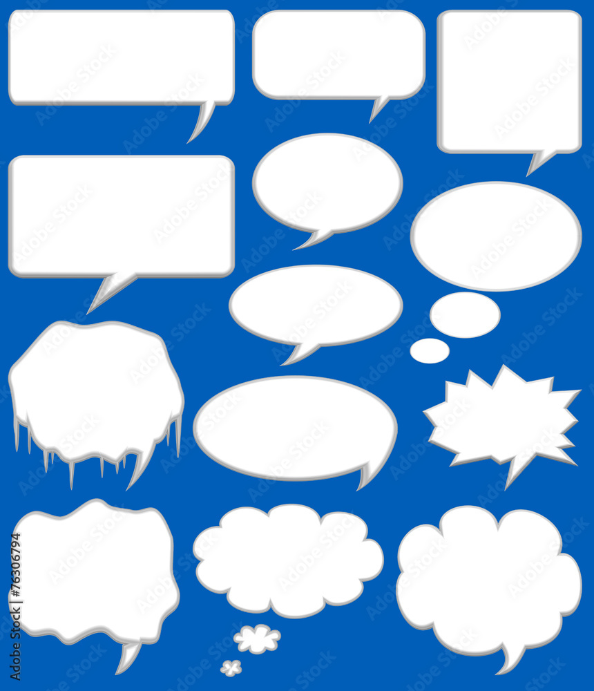 Speech bubbles vector Speech bubbles vector